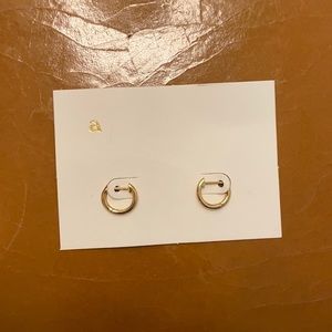 NWT Ana Luisa Mini Huggie Hoops
